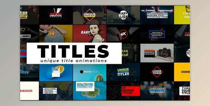 Creative Titles – Auto Resizing Titles And Lower Thirds - AE Project