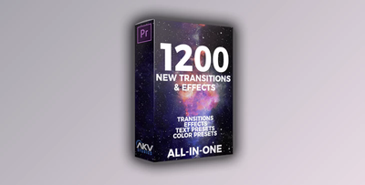AKVStudios – 1200+ TRANSITIONS & EFFECTS – ELITE EDITOR PACK for Premiere Pro