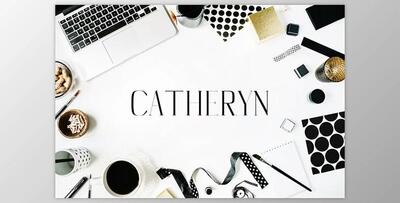 Catheryn Serif 4 Font Family Pack