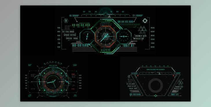 HUD700 HUD Ship 3 (Videohive 46923328) - AE Project