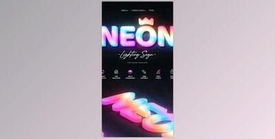 Neon Wall Sign Creator - GraphicRiver 29931299 (PSD)