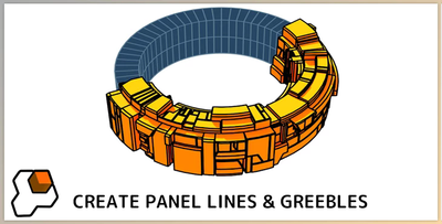 BlenderMarket – Plating Generator And Greebles v2.3