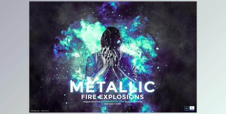 Metallic – Fire Explosion PS Action CreativeMarket - 7092815