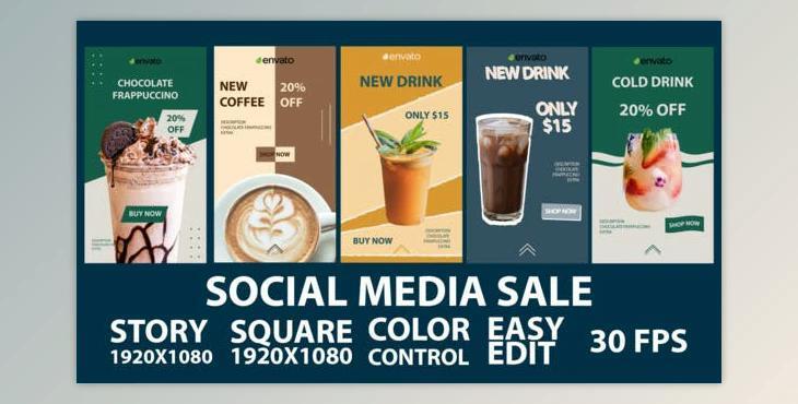 Social Media Sale (Videohive 31030240) - AE Project