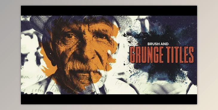 Brush and Grunge Opening Titles (Videohive 35063026) - AE Project