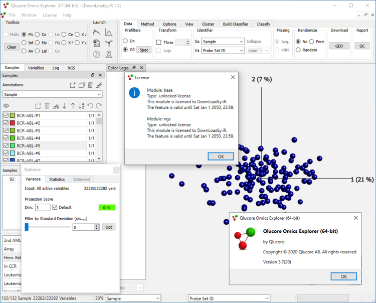 Qlucore Omics Explorer 3.7 x64
