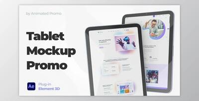 Pad Mini 3d Mockup – Tablet App Commercial (Videohive 35315038) - AE Project