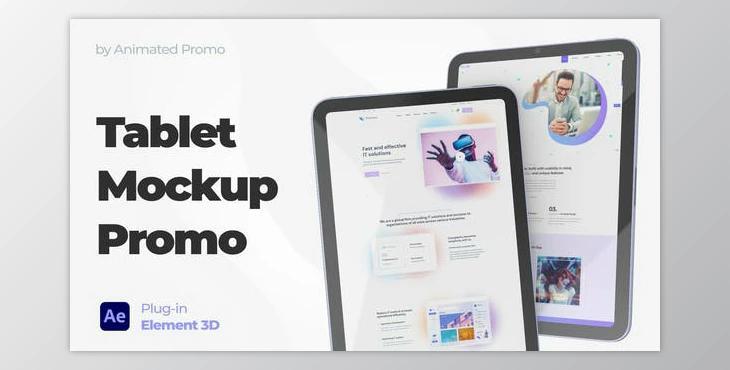 Pad Mini 3d Mockup – Tablet App Commercial (Videohive 35315038) - AE Project