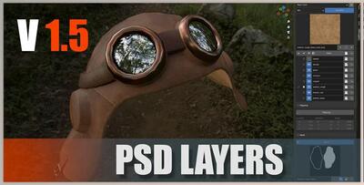 Blender Market - PSD Layers v1.5.1 for Blender