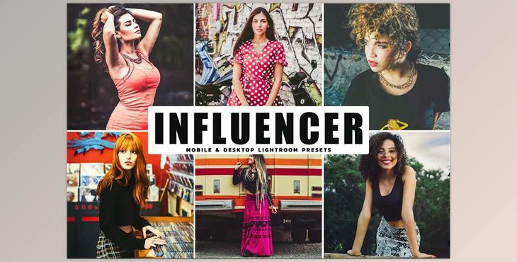 Influencer Lightroom Presets Pack CreativeMarket-4085774