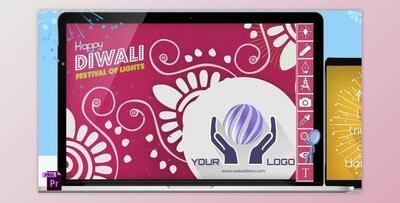 Diwali Festive Digital Card (Videohive 34145233) - PR Project