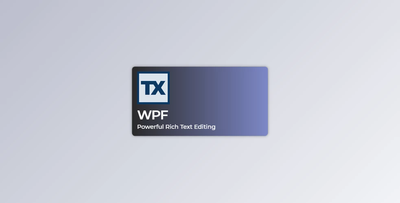 TX Text Control .NET for WPF v33.0.0 (06 Aug 2025) + CRACK