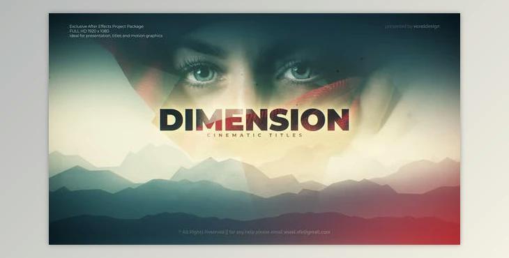 Dimension Cinematic title (Videohive 28331521)