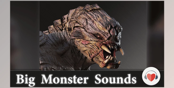 Unreal Engine Sound & Music Big Monster Sounds Pack V5.1
