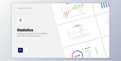 Statistics - Corporate CSV Data Driven Infographics - MOGRT (Videohive 31289519)