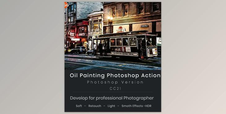 Oil Painting Photoshop Action – GraphicRiver 29808932 (ATN)
