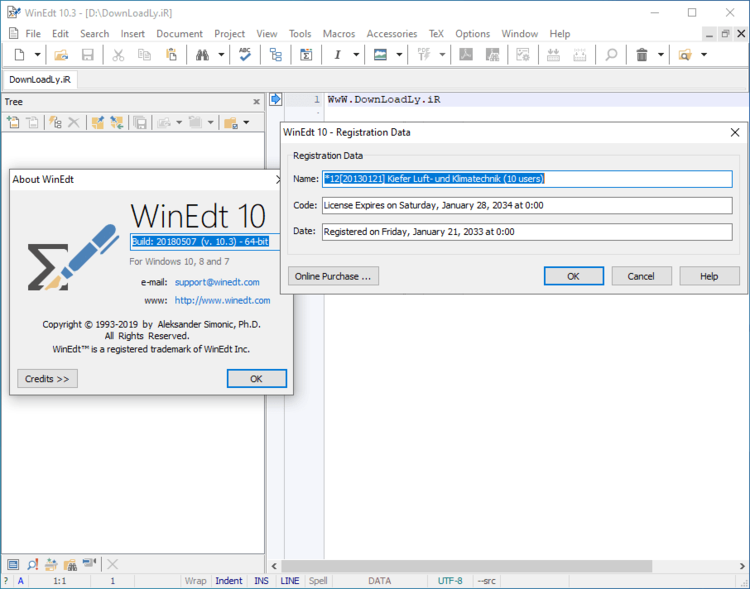 WinEdt 11.2 Build 20240613