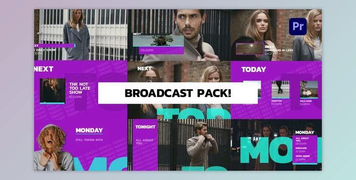 Broadcast Pack for Premiere Pro (Videohive 32315216) - PR Project