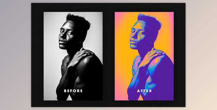 Artistic Photo Effect for Posters CreativeMarket - 6919855