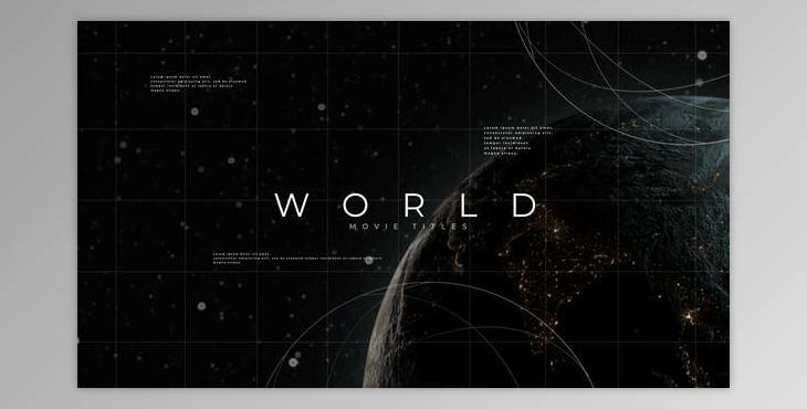 World Movie Titles Vol 0.2 - AE Project Videohive 29255452