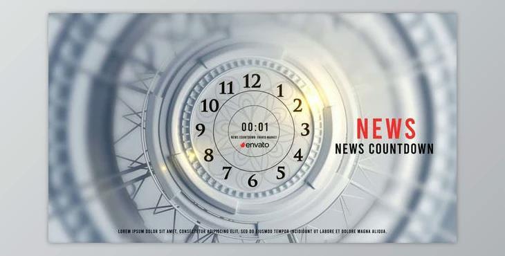 News Countdown (Videohive 40246020) - AE Project