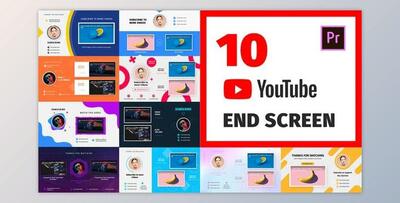 YouTube End Screens / Card (Videohive 28147069)