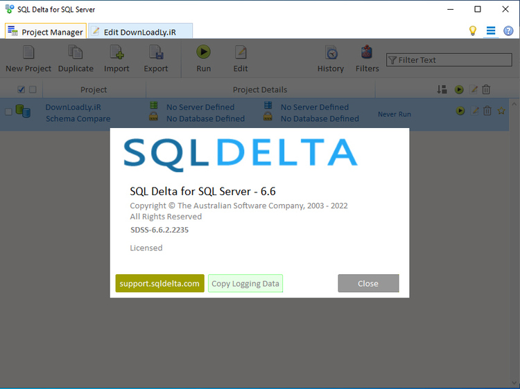 SQL Delta for SQL Server 6.6.2.2235