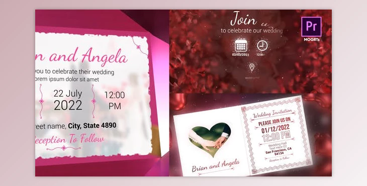 Wedding Invitations Pack (Videohive 36062397)