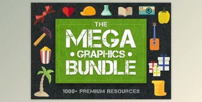 The Mega Graphics Bundle with 1000+ Premium Resources