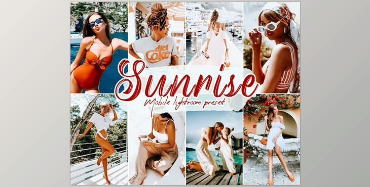 Sunrise Lightroom Presets CreativeMarket-5868183 (DNG, XMP)