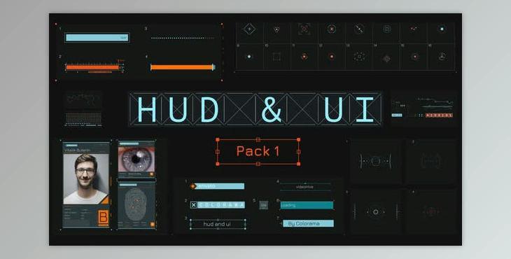 HUD & UI (Videohive 33363886) - AE Project