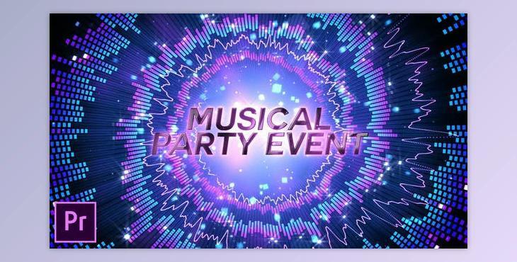 Musical Event Party Opener - Premiere Pro (Videohive 53657979)