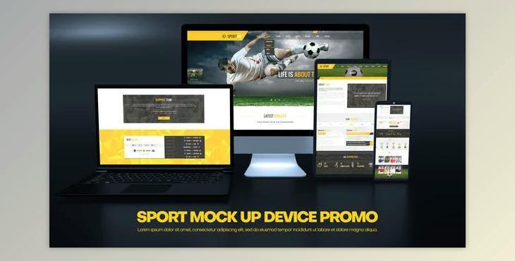 Sport Mockup Device Promo (Videohive 34745150) - AE Project