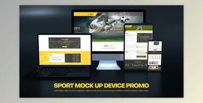 Sport Mockup Device Promo (Videohive 34745150) - AE Project
