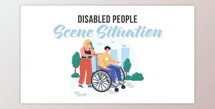 Disabled people - Scene Situation (Videohive 31887860) - AE Project