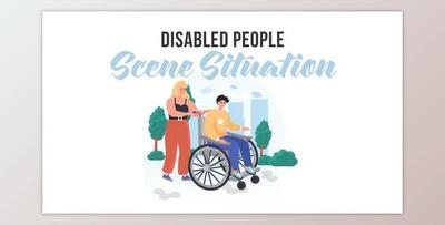 Disabled people - Scene Situation (Videohive 31887860) - AE Project