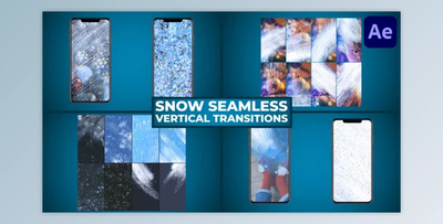 Snow Blizzard Seamless Transitions for After Effects (Videohive 49939345) - AE Project