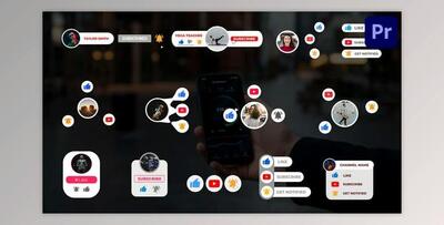Youtube Buttons Pack for Premiere Pro (Videohive 38494344)