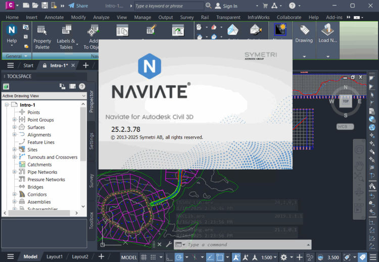 Symetri Naviate 2025.2.3 for Autodesk Civil 3D/Revit 2025
