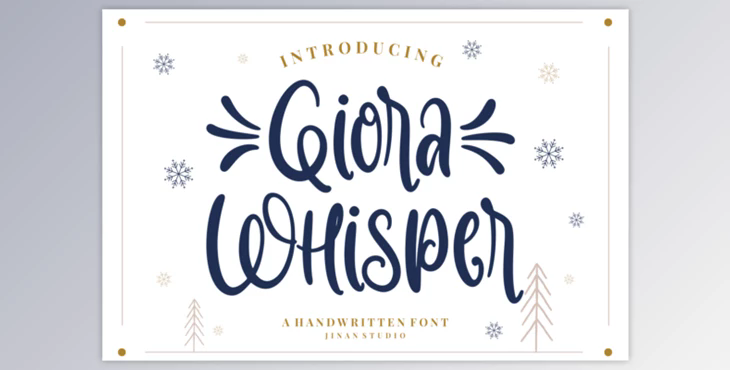 Giora Whisper Font