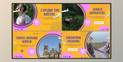 Worlds Travel Slideshow (Videohive 37909695) - AE Project