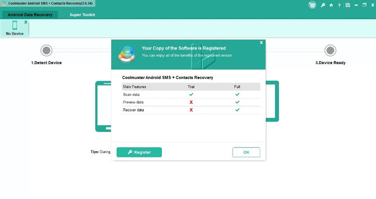 Coolmuster Android SMS + Contacts Recovery 5.1.17