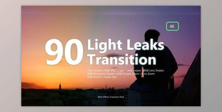 Transition Pack Light Leaks (Videohive 48812308) - AE Project