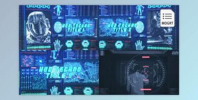 HUD Technology Titles – MOGRT (VideoHive 37507497)