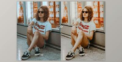 90’S RETRO Moody Lightroom Presets (Mob, Desk)