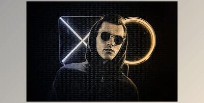 Hacker Matrix Photo Effect CreativeMarket-5994229 (PSD)
