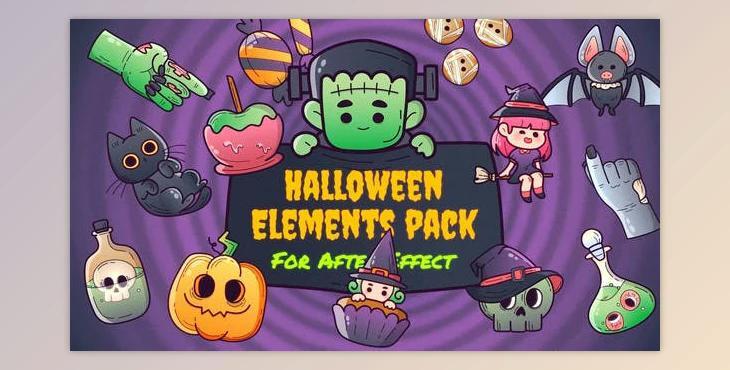 Halloween Animated Elements (Videohive 47926927) - AE Project