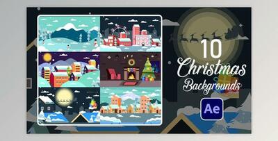 Christmas Backgrounds - After Effects (Videohive 29504052) - AE Project