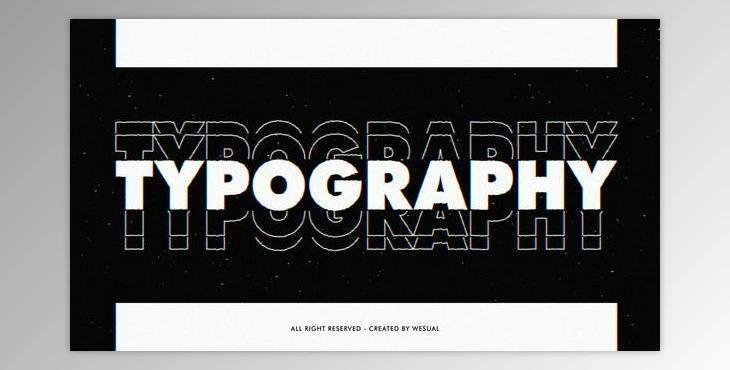 Glitch Kinetic Typography (Videohive 29343738)