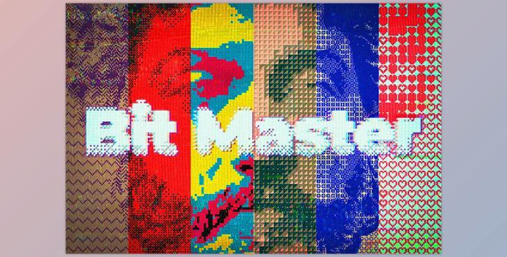 Bit Master – Bitmap PSD Template CreativeMarket - 7320479